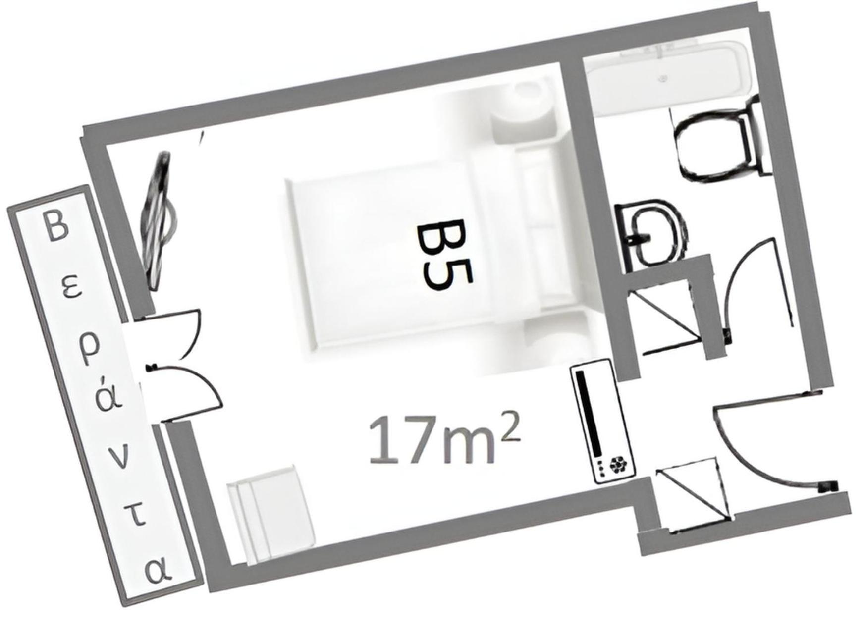 Marousos Central Guesthouse 포르테리아 외부 사진