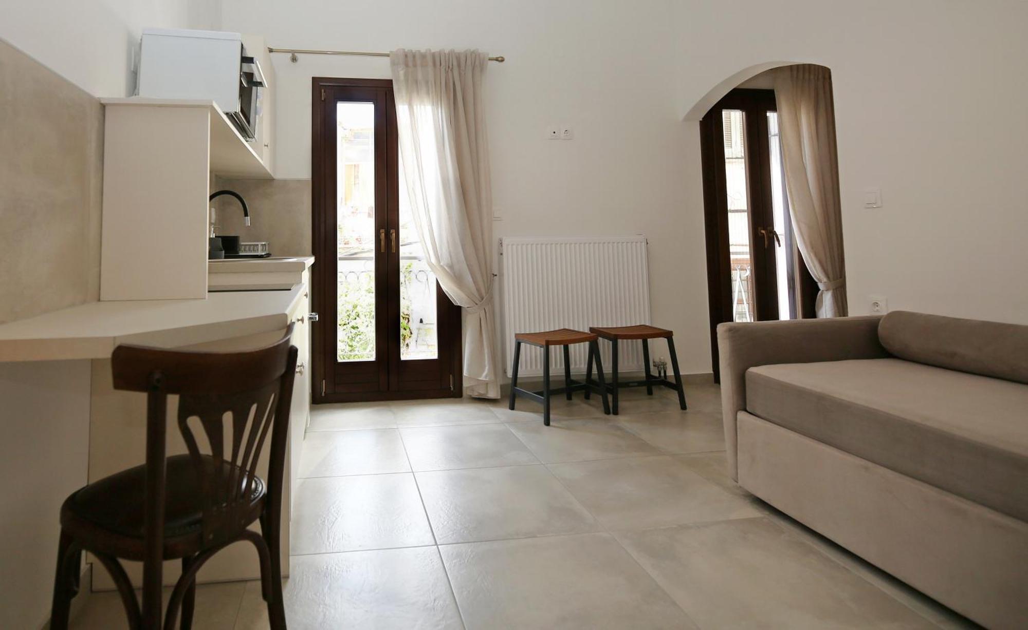 Marousos Central Guesthouse 포르테리아 외부 사진
