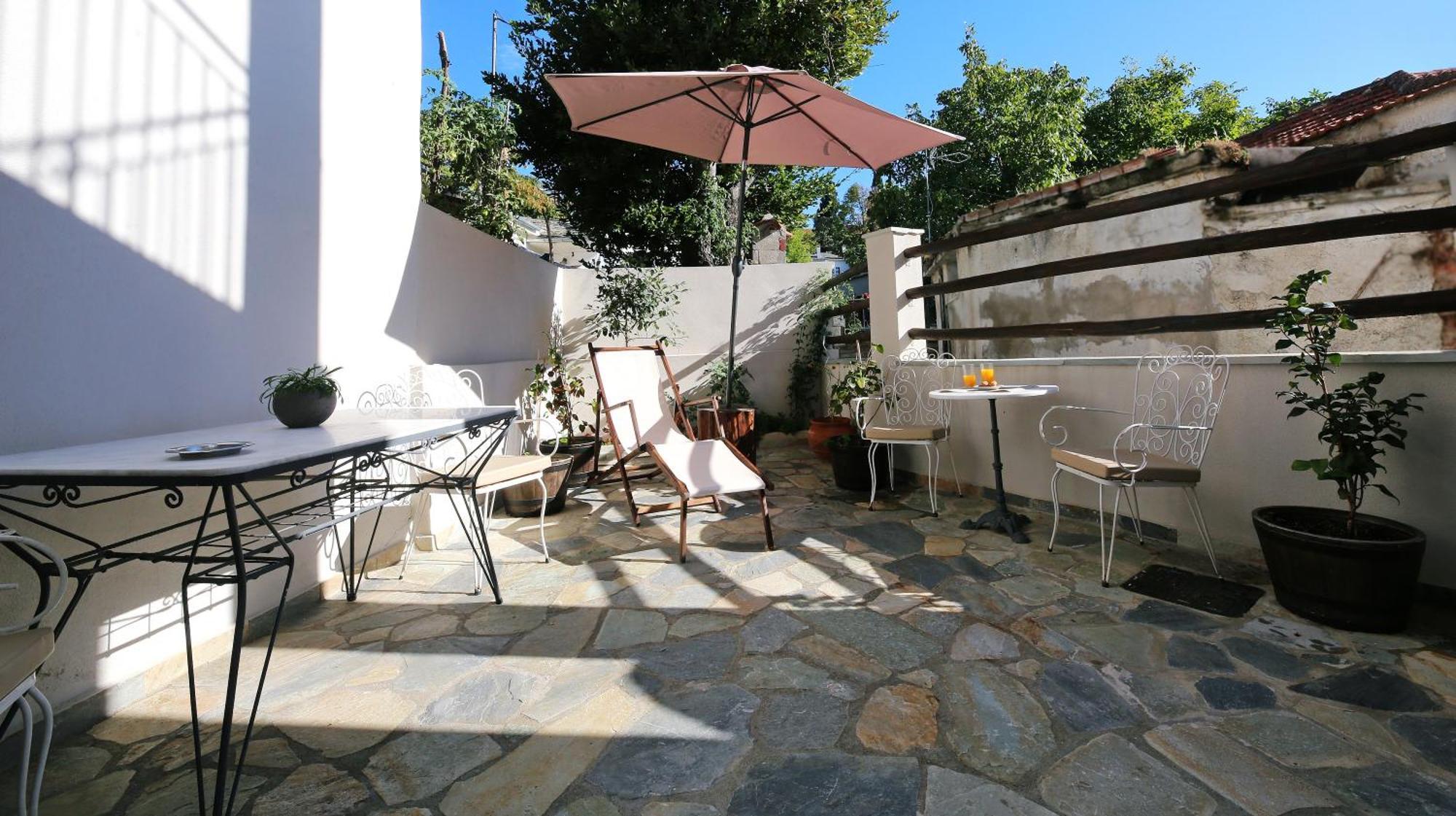Marousos Central Guesthouse 포르테리아 외부 사진